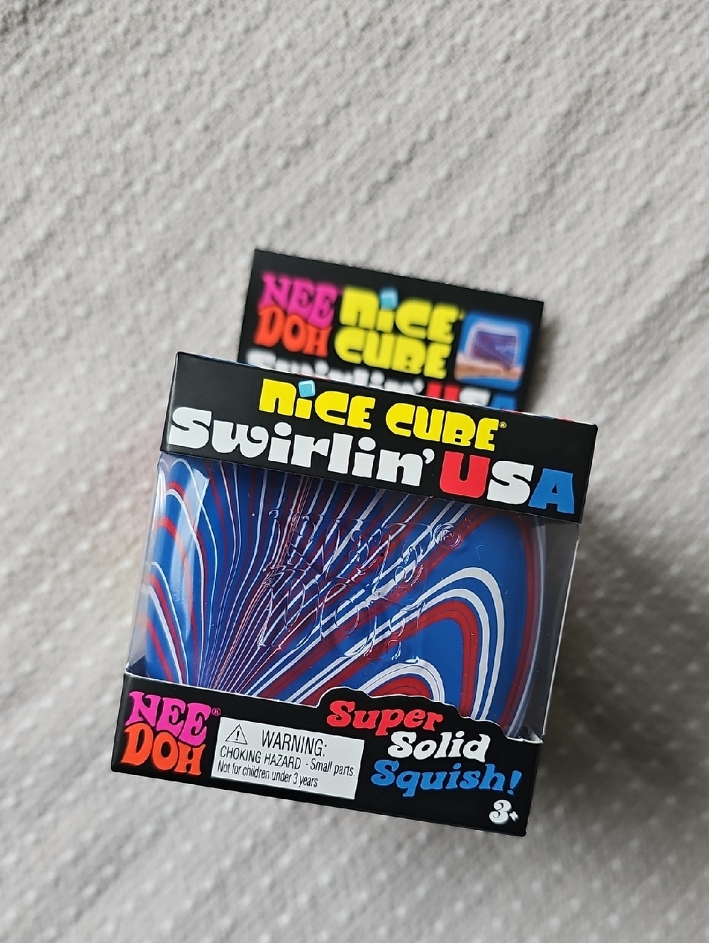 NEW! Nee Doh Nice Cube Swirlin' USA